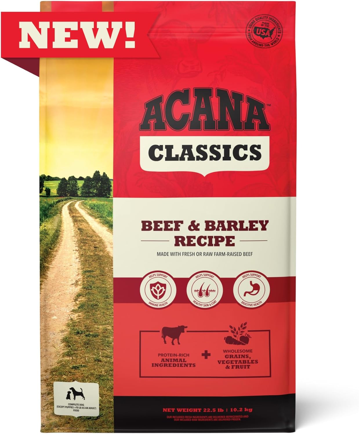 ACANA Classics Dry Dog Food Beef and Barley Recipe 22.5lb Bag - Image 9