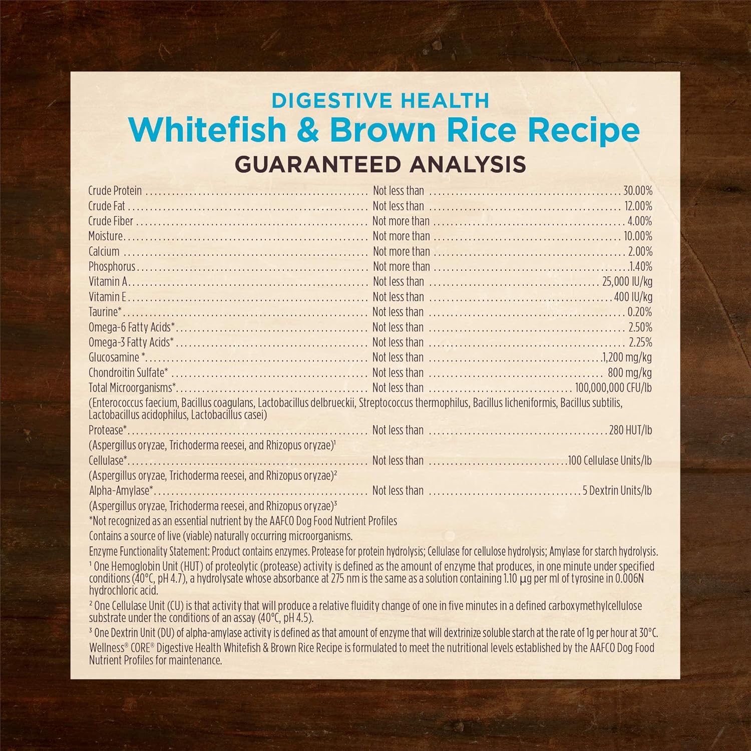 Wellness CORE Digestive Health Adult Dry Dog Food, Wholesome Grain Kibble, Sensitive Stomach, Natural, High Protein, Chicken Free, Whitefish and Brown Rice Recipe, 22 lb Bag - Image 11