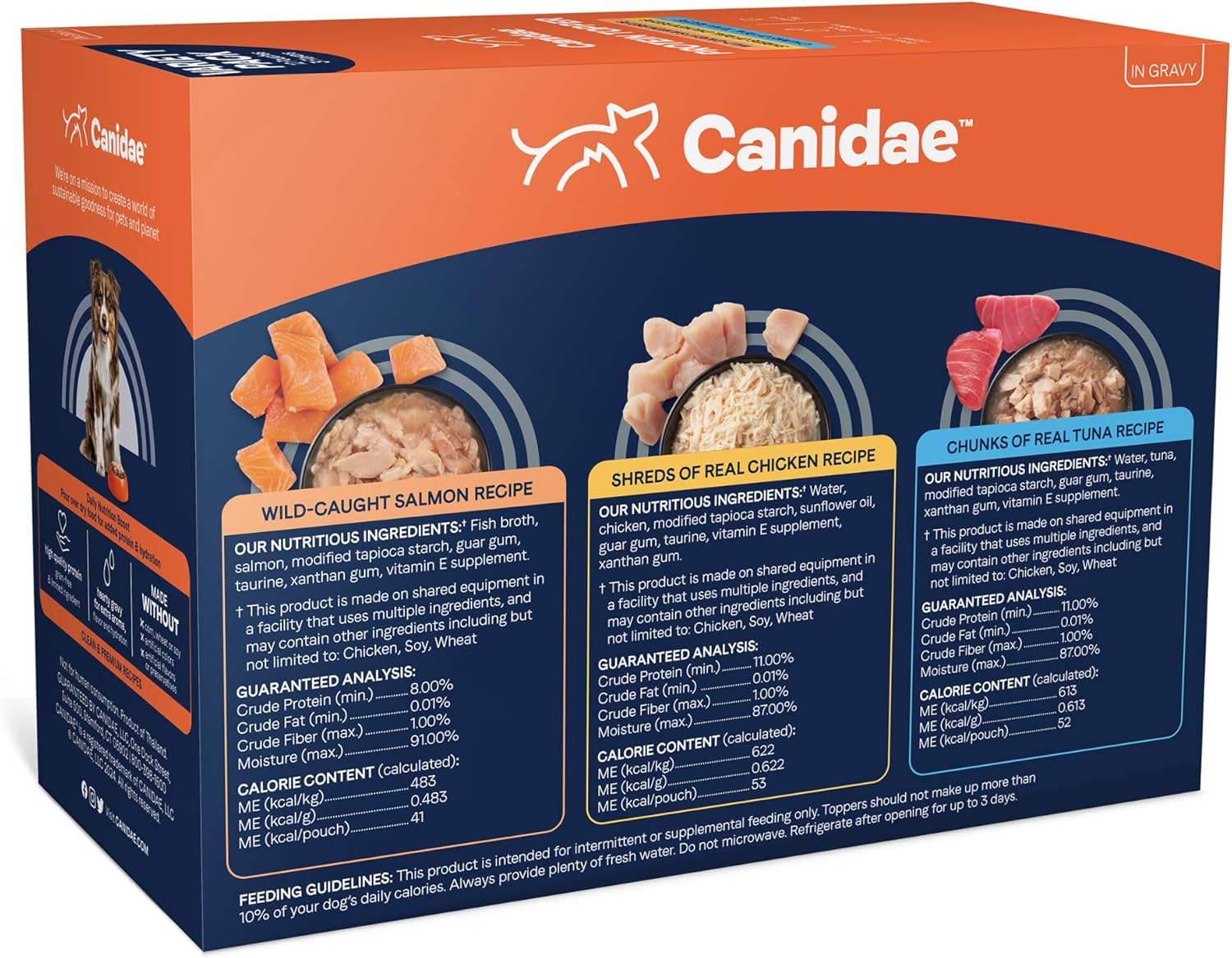 Canidae Pure Protein Topper Variety Pack, 3 oz. (Case of 12) - Image 3