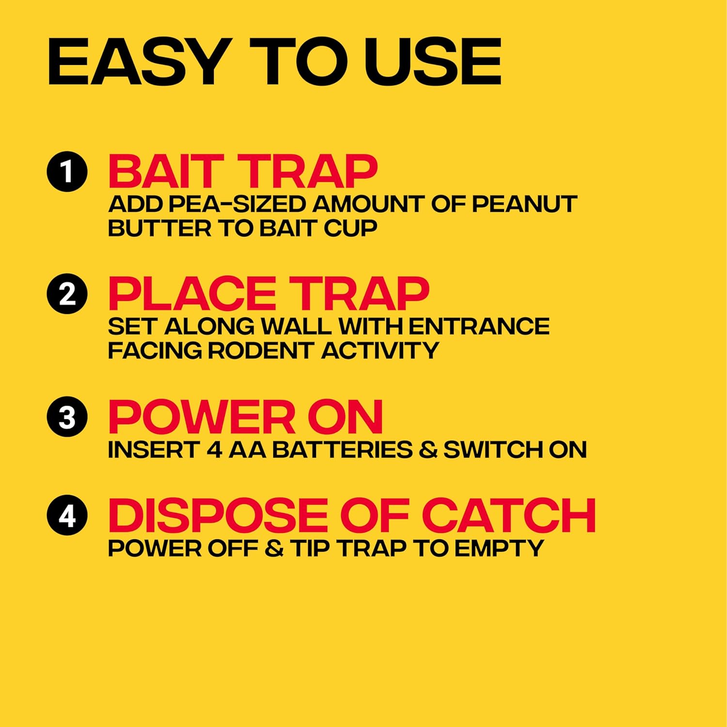 Victor Indoor Electronic Rat Trap, Humane Electric Rat Traps Indoor for Home, No Touch, No See Traps - M241B - Quickly and Humanely Kill Rats Indoors - 1 Pack - Image 6