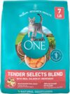 Purina ONE Natural Dry Cat Food, Tender Selects Blend With Real Salmon - 7 lb. Bag