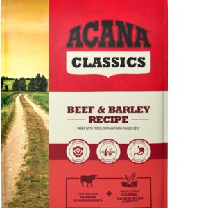 ACANA Classics Dry Dog Food Beef and Barley Recipe 22.5lb Bag