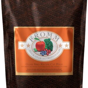 Fromm Four-Star Nutritionals Game Bird Cat Food - Premium Dry Cat Food - Turkey Recipe - 4 lb