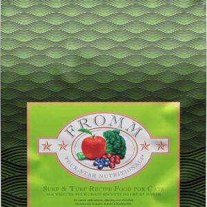 Fromm Four-Star Nutritionals Surf & Turf Cat Food - Premium Dry Cat Food - Salmon Recipe - 10 lb