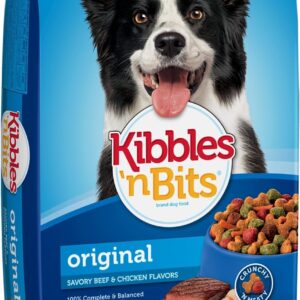 Kibbles 'N Bits Original Savory Beef & Chicken Flavors Dry Dog Food, 3.5-Pound (Pack Of 6)