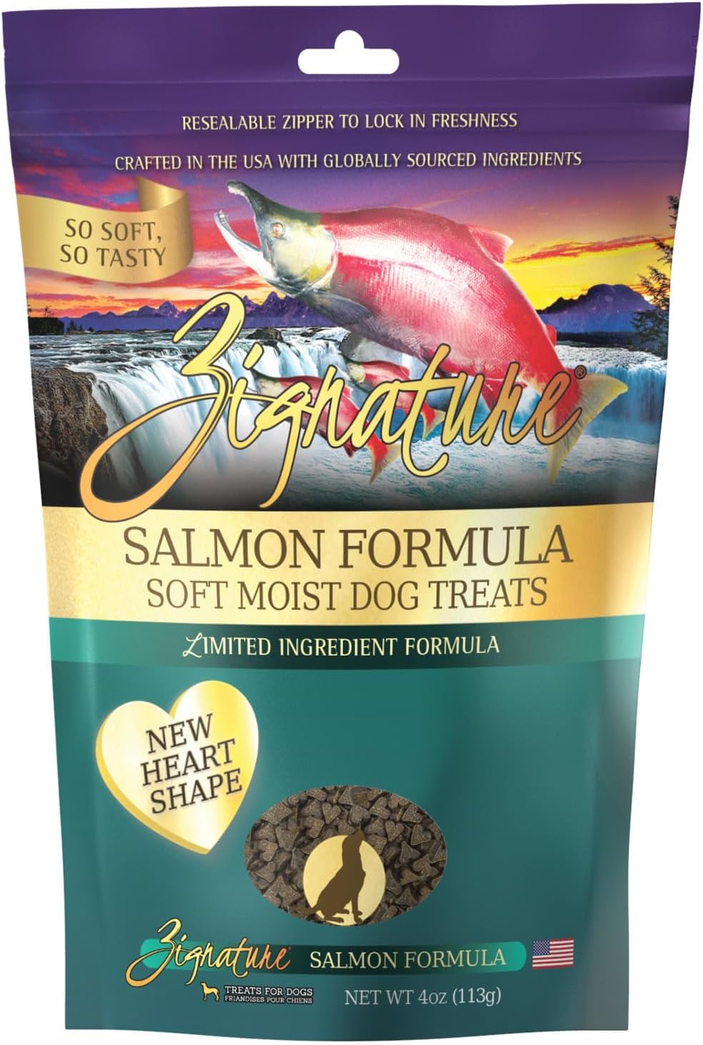 Zignature Salmon Soft Moist Treats for Dogs