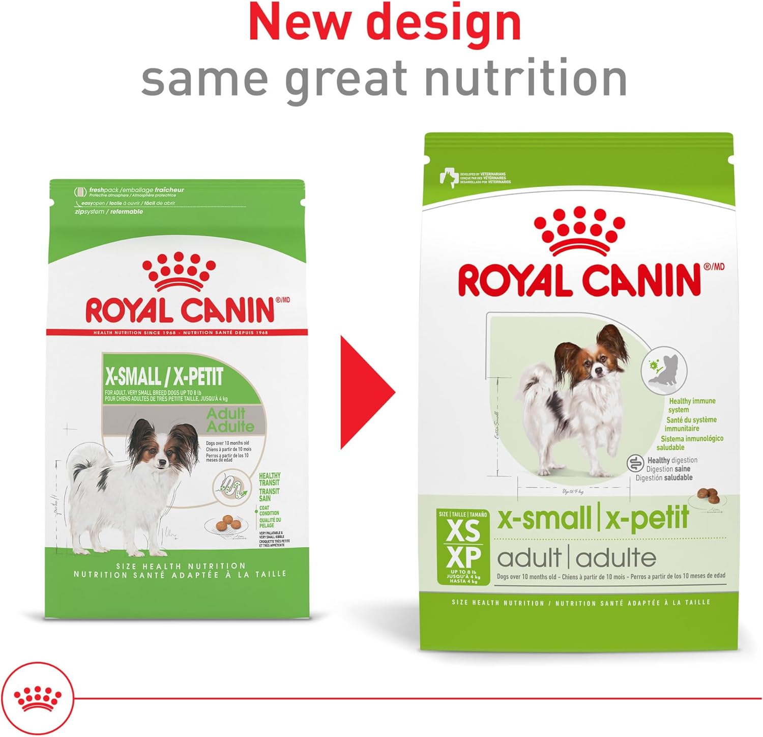 Royal Canin Size Health Nutrition X-Small 7+ Adult Dry Dog Food, 2.5 lb Bag - Image 3