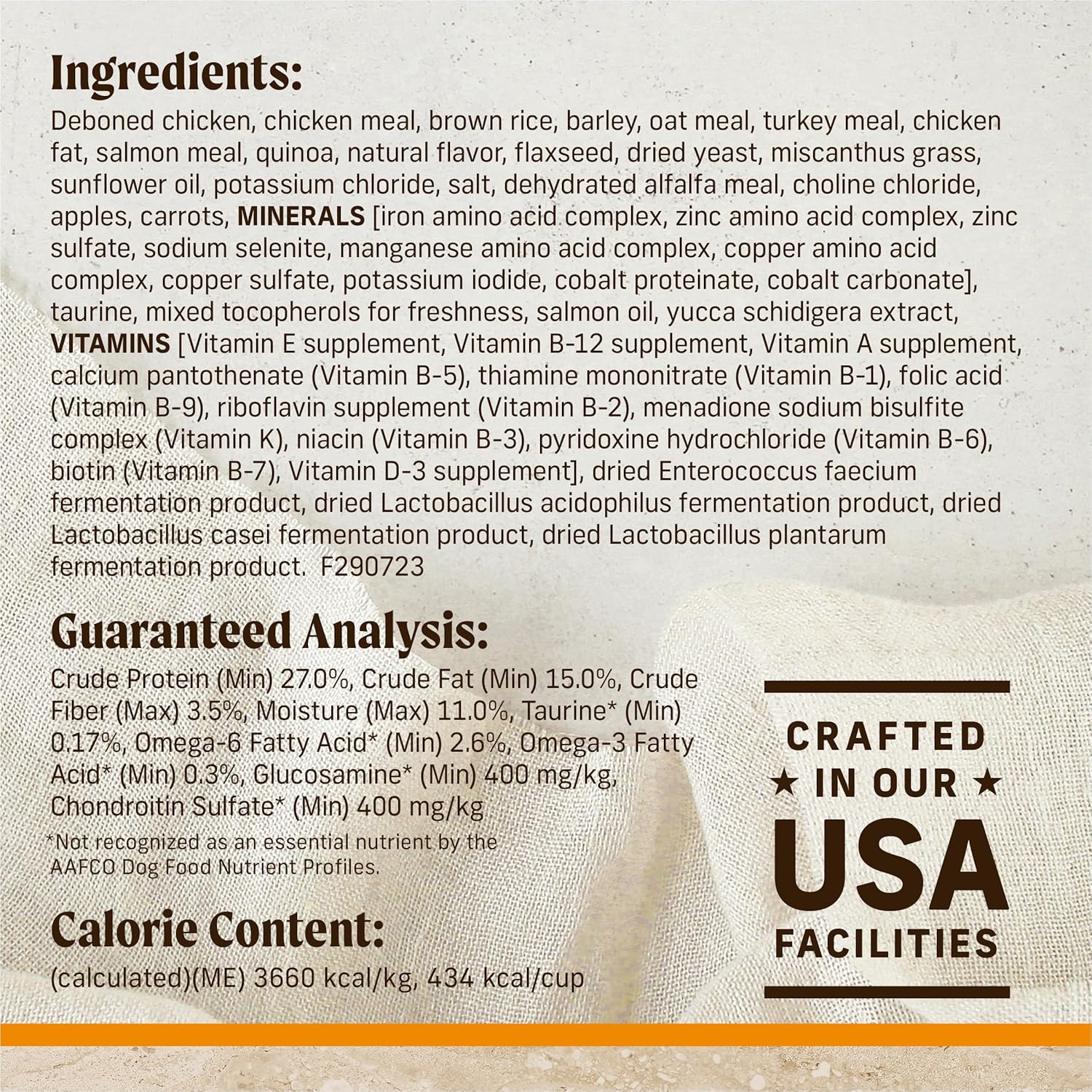 Merrick Healthy Grains Premium Adult Dry Dog Food, Wholesome And Natural Kibble With Chicken And Brown Rice - 25.0 lb. Bag - Image 4