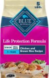 Blue Buffalo Life Protection Formula Small Breed Senior Dry Dog Food, Supports Joint Health and Immunity, Made with Natural Ingredients, Chicken & Brown Rice Recipe, 5-lb Bag