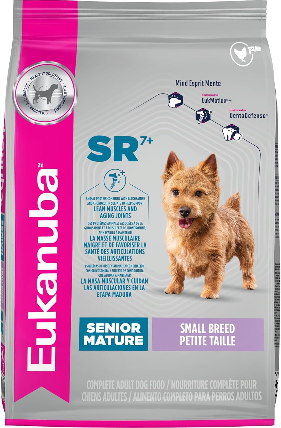 Eukanuba Senior Small Breed Dry Dog Food,14 lb bag