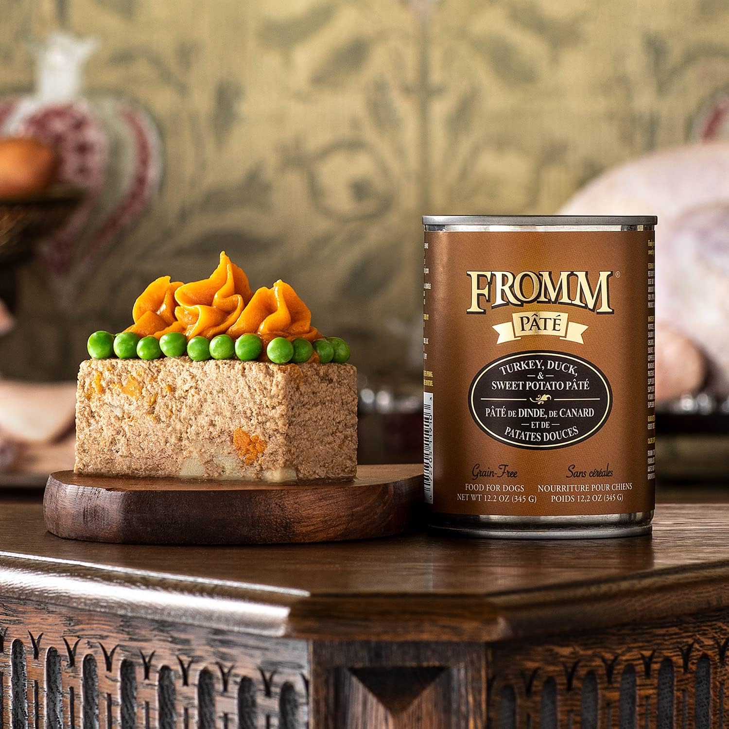 Fromm Turkey, Duck & Sweet Potato Pate Dog Food - Premium Wet Dog Food - Turkey Recipe - Case of 12 Cans - Image 2