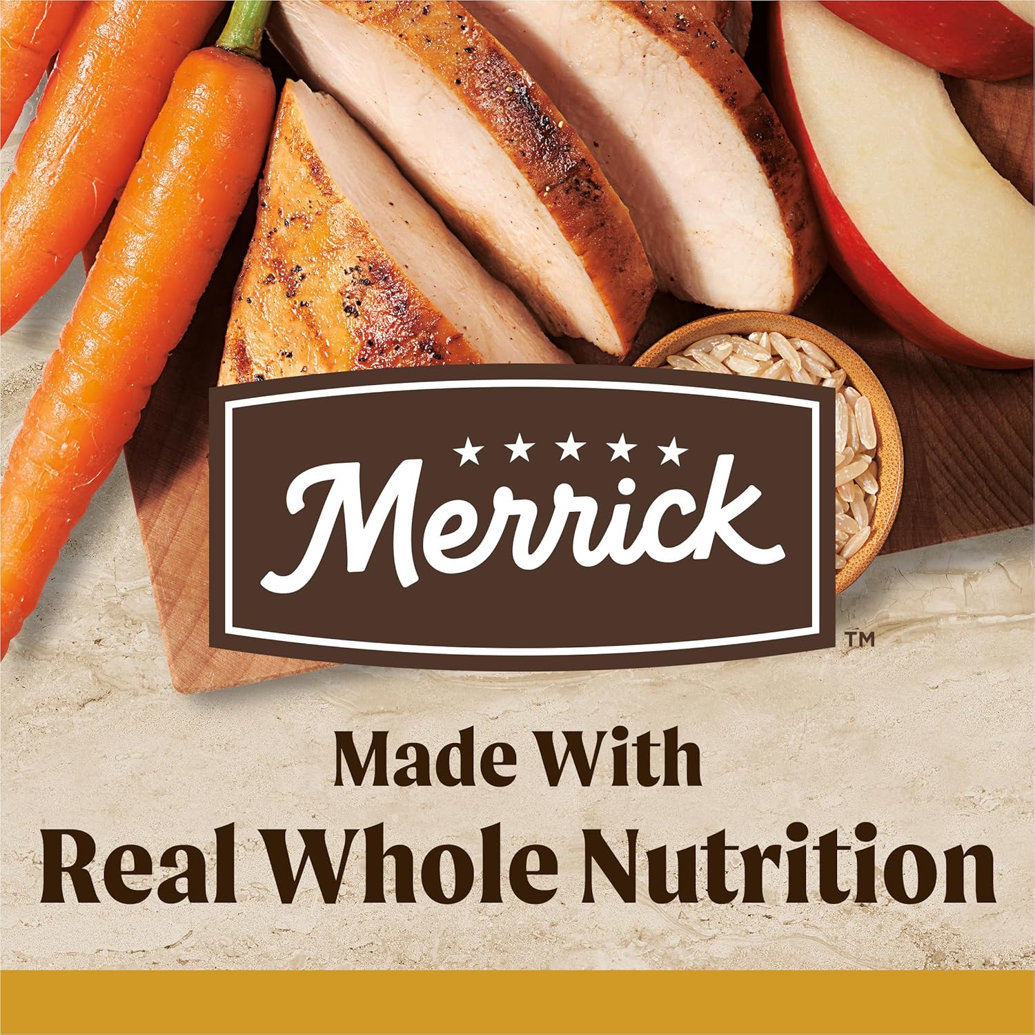 Merrick Healthy Grains Premium Adult Dry Dog Food, Wholesome And Natural Kibble With Chicken And Brown Rice - 25.0 lb. Bag - Image 2