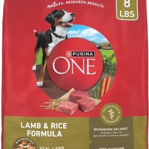 Purina ONE Dry Dog Food Lamb and Rice Formula - 8 lb. Bag