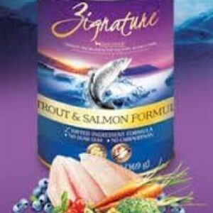 Zignature Grain Free Trout and Salmon Dog Food 12/13oz