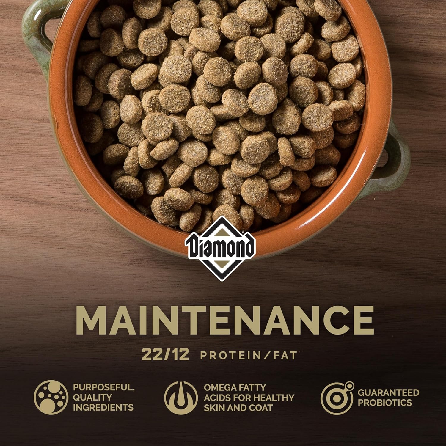 Diamond Maintenance Adult Dry Dog Food 22/12 for Moderately Active Dogs 40lb Bag - Image 3