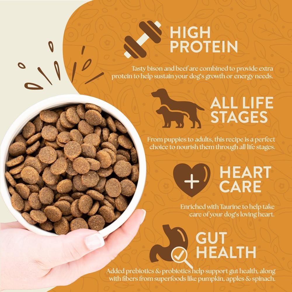 Earthborn Holistic Great Plains Feast with Bison Grain-Free Natural Dry Dog Food, 25 lb - Image 3