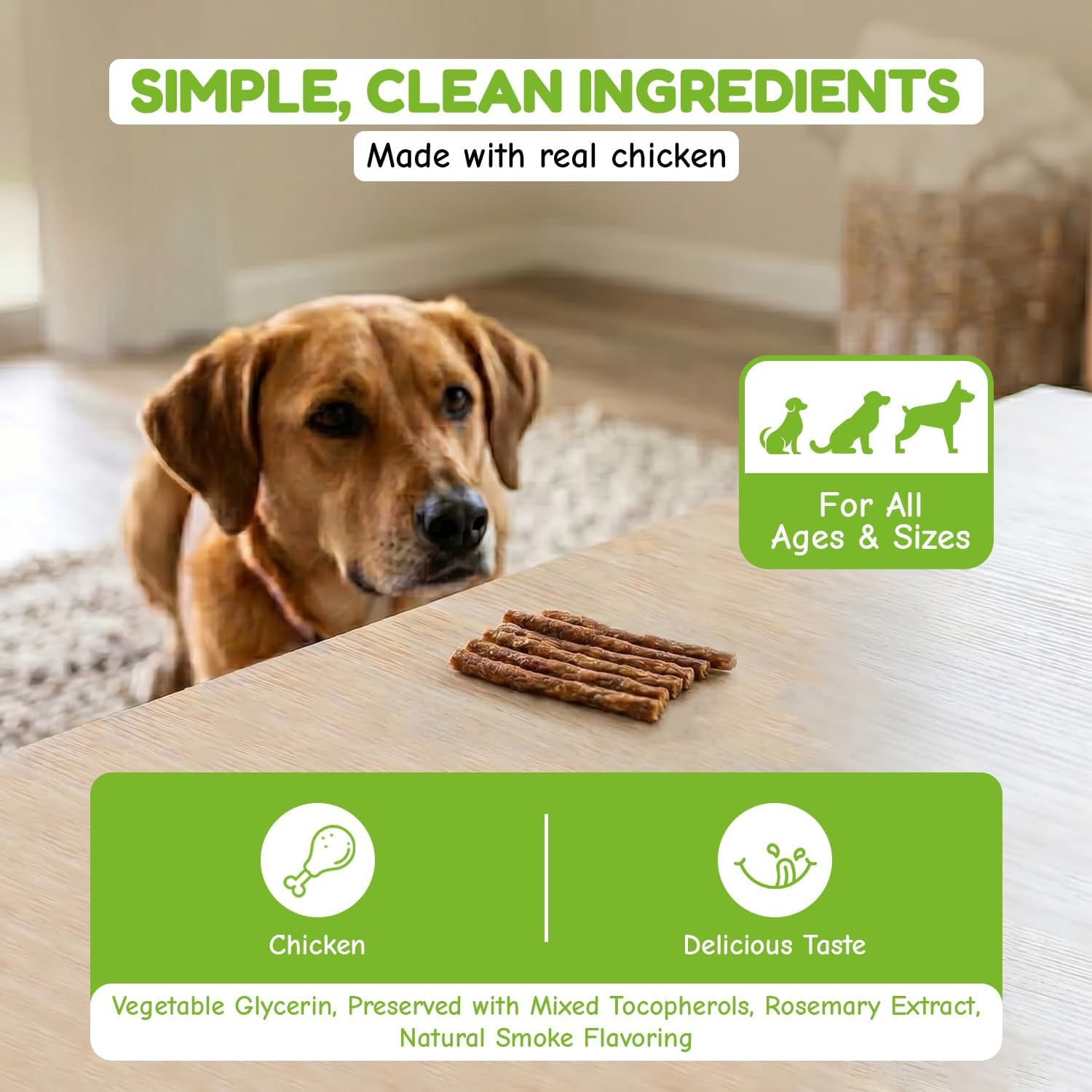Loving Pets Natural Value All Natural Soft Chew Chicken Sticks For Dogs, 14-Ounce - Image 5