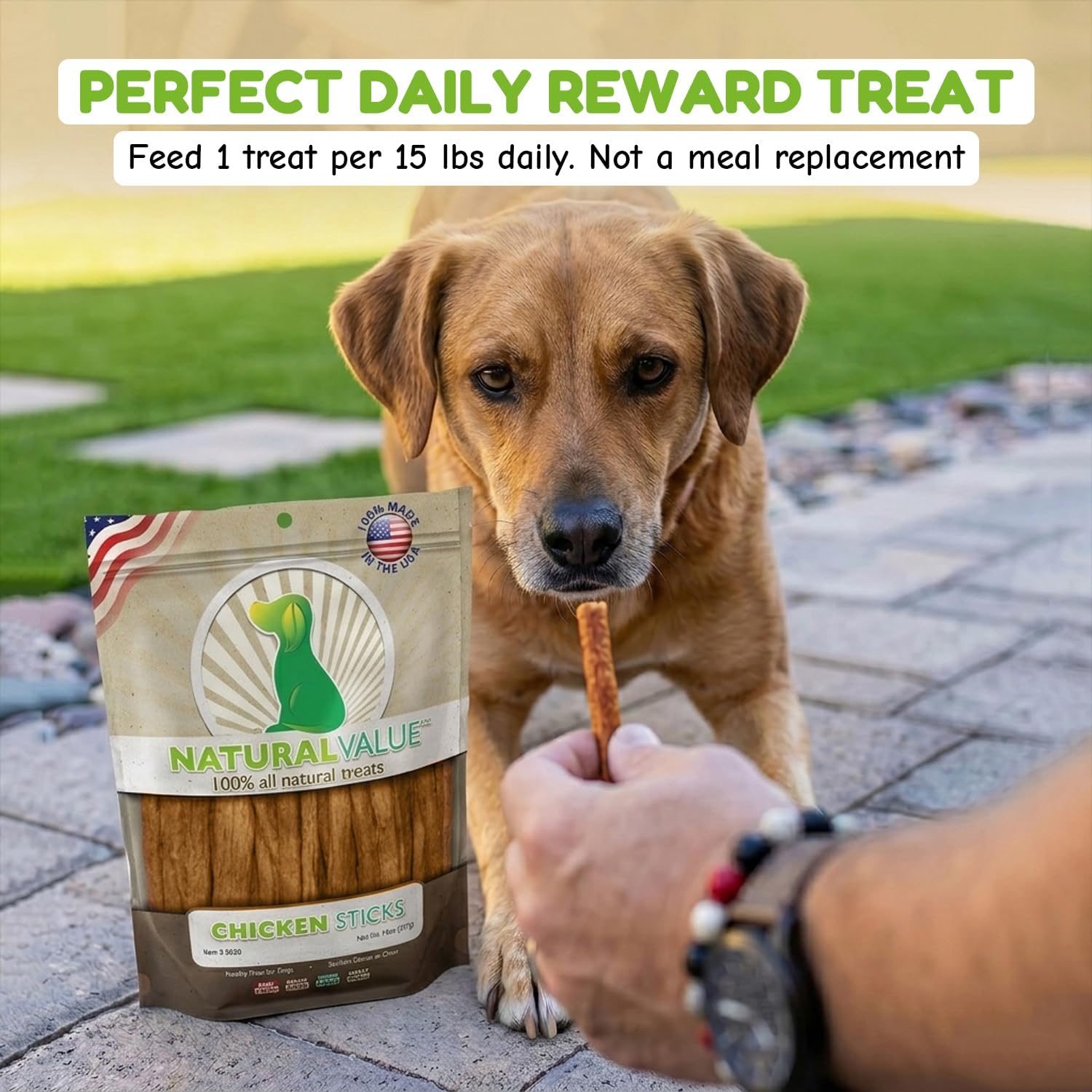 Loving Pets Natural Value All Natural Soft Chew Chicken Sticks For Dogs, 14-Ounce - Image 7