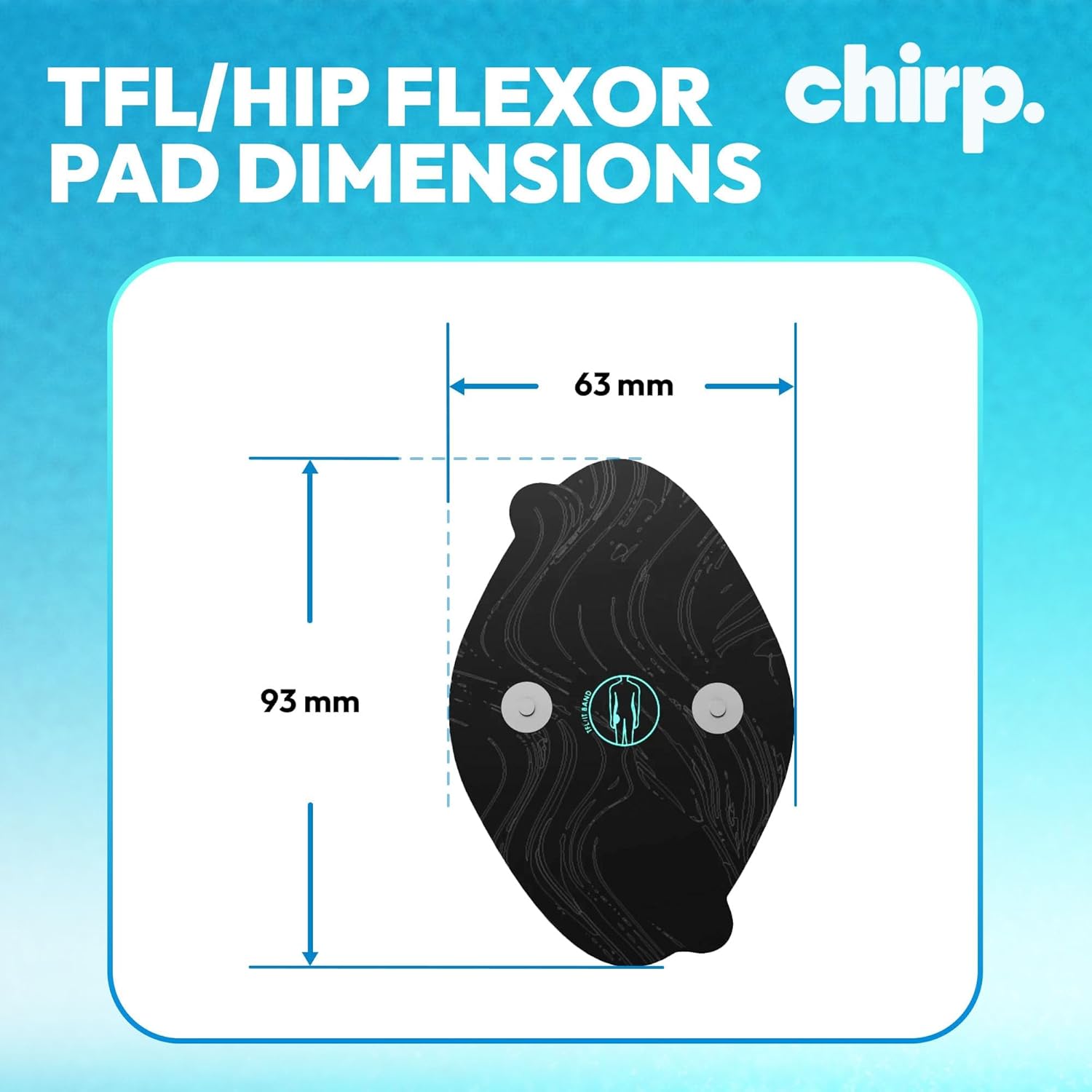 Chirp Halo TFL/Hip Flexor Pad 3-Pack, Targeted Muscle Relief for Hip Flexor, Quadriceps, and TFL – Deep Tissue Massage Tool for Tightness, Soreness & Muscle Recovery - Image 4