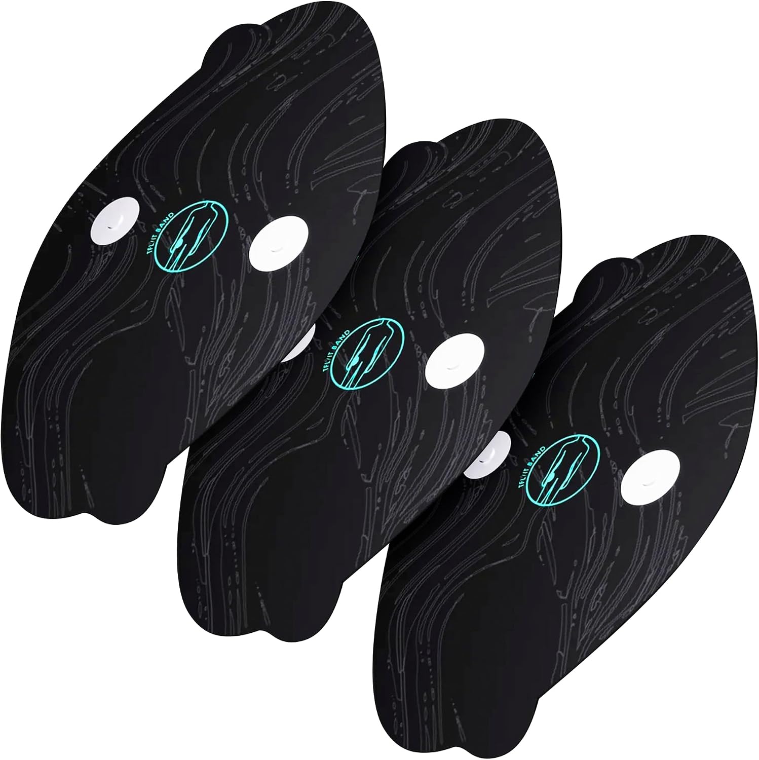 Chirp Halo TFL/Hip Flexor Pad 3-Pack, Targeted Muscle Relief for Hip Flexor, Quadriceps, and TFL – Deep Tissue Massage Tool for Tightness, Soreness & Muscle Recovery