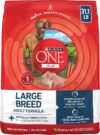 Purina One +Plus Dry Dog Food for Large Adult Dogs High Protein, Real Chicken - 31.1 lb Bag