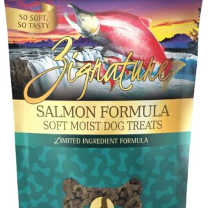 Zignature 715-110-15 Ziggy Soft Salmon Treats 4oz (12)