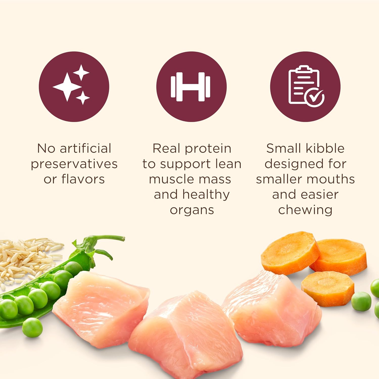 Nutrish Small Breed Real Chicken & Veggies Recipe Whole Health Blend Dry Dog Food, 6 lb. Bag, Packaging May Vary (Rachael Ray) - Image 5