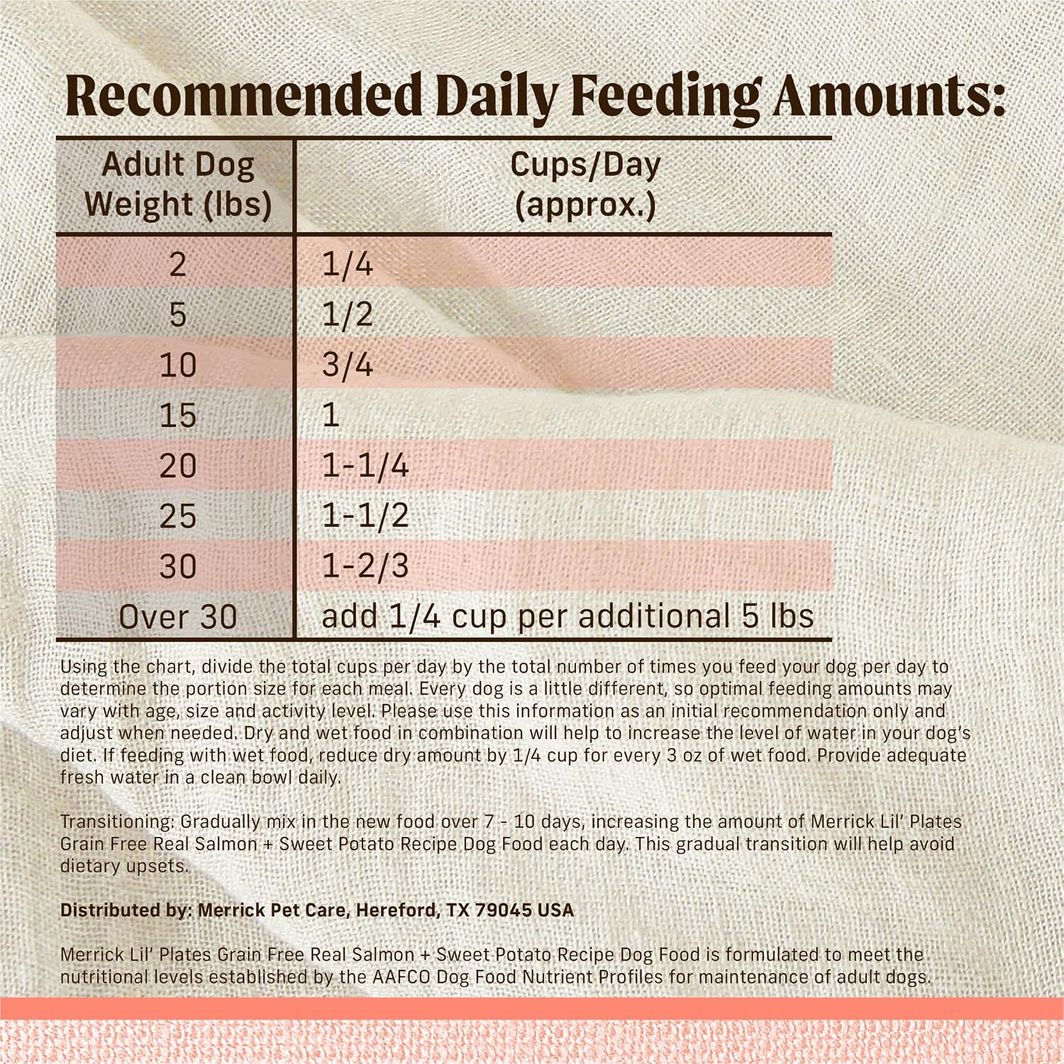 Merrick Lil’ Plates Premium Grain Free Dry Dog Food for Small Dogs, Real Salmon and Sweet Potato Kibble - 4.0 lb. Bag - Image 5