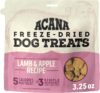 ACANA Singles Grain Free Dog Treats Limited Ingredients & Freeze-Dried Lamb & Apple Recipe 3.25oz Bag