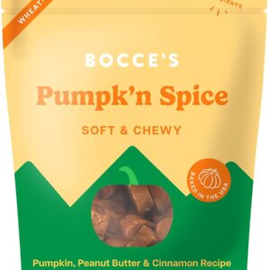 Bocce's Bakery Pumpk'n Spice Flavor Soft & Chewy Dog Treats, 6 oz