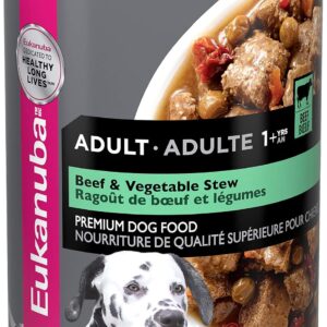 Eukanuba Beef & Vegetable Stew Adult Wet Dog Food, 12.5 oz can (12-count)