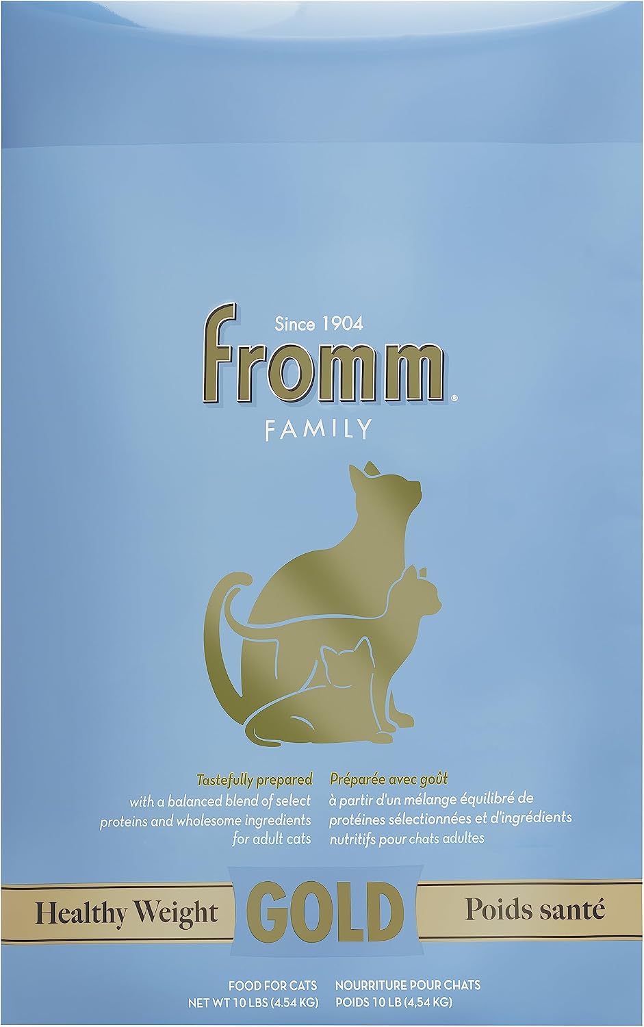 Fromm Healthy Weight Gold Dry Cat Food - Weight Management Cat Food for Adult & Senior Cats - Chicken Recipe - 10 lb