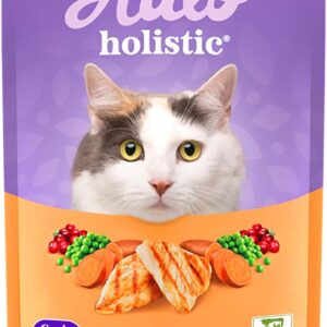 Halo Holistic Grain-Free Dry Cat Food, Cage-Free Chicken Recipe for Adult Indoor Cats, Healthy Weight Management & Digestive Support Kibble with Prebiotics & Probiotics, 6 lb Bag