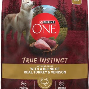 Purina ONE True Instinct With A Blend Of Real Turkey and Venison Dry Dog Food - 27.5 lb. Bag