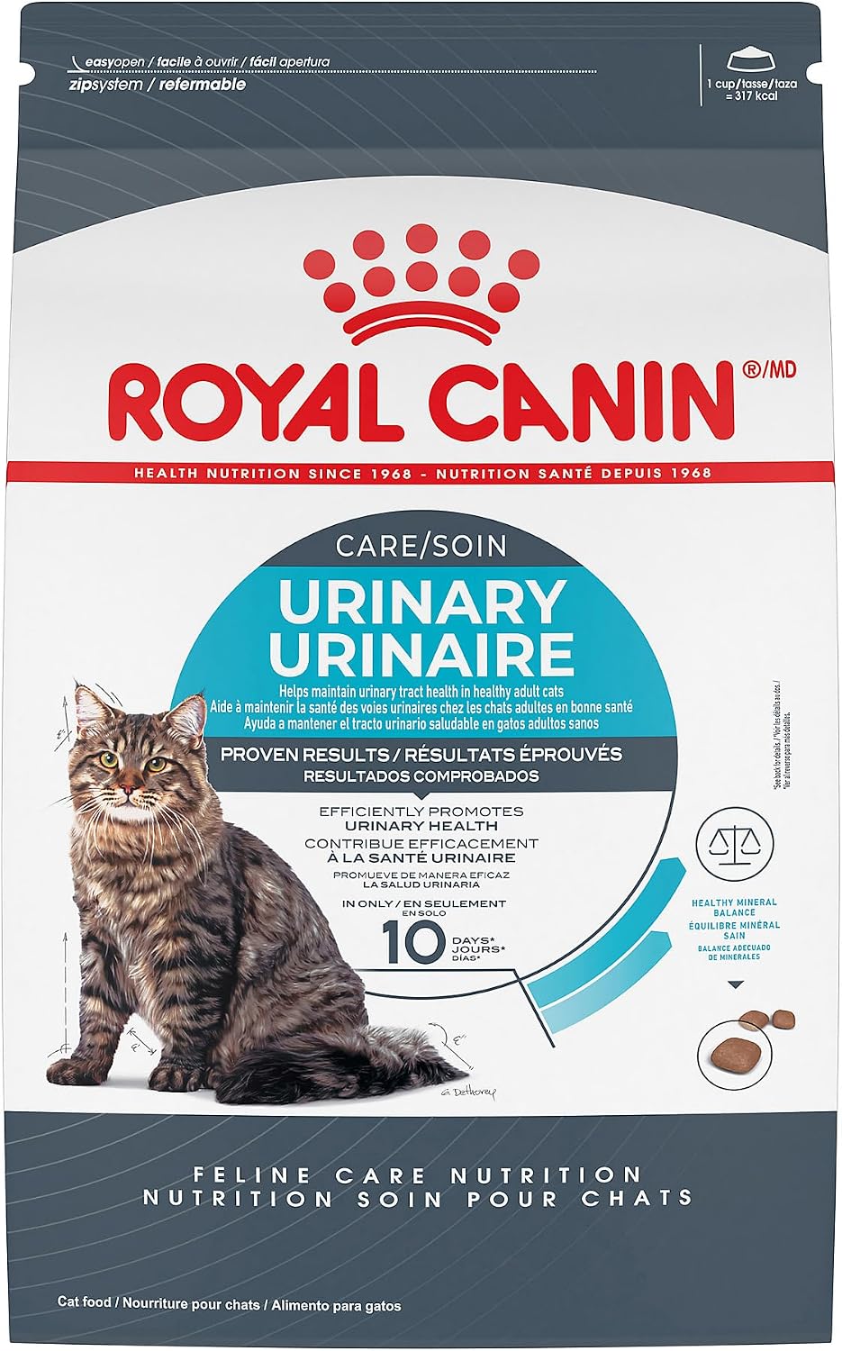 ROYAL CANIN Feline Care Nutrition Urinary Care Adult Dry Cat Food, 6 lb Bag