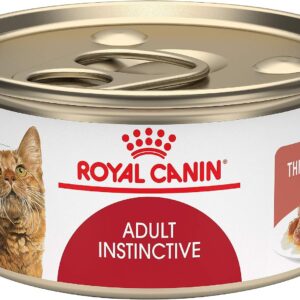 ROYAL CANIN Feline Health Nutrition Adult Instinctive Adult Thin Slices in Gravy Cat Food, 3 oz (Pack of 24)