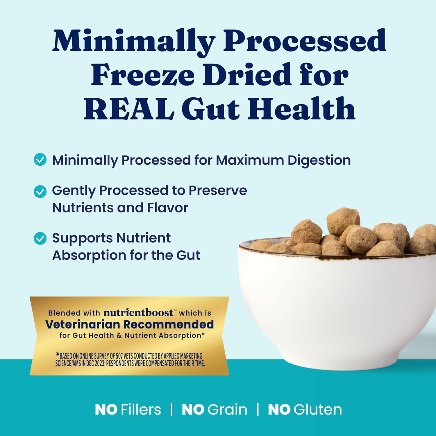 Solid Gold Freeze Dried Dog Food - W/Real Beef, Pumpkin & Superfoods - Freeze Dried Raw Dog Food Toppers for Picky Eaters to Serve as a Nutrient-Dense Meal Topper or High Protein Treats - 12oz - Image 2