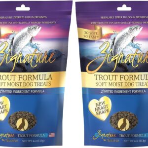 Zignature Trout Soft Moist Treats for Dogs (Pack of 2)