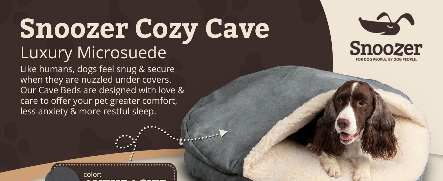Snoozer Cozy Cave Round, Anthracite