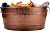BREKX Copper Metal Dog Toy Storage Bin, Indestructible, Large