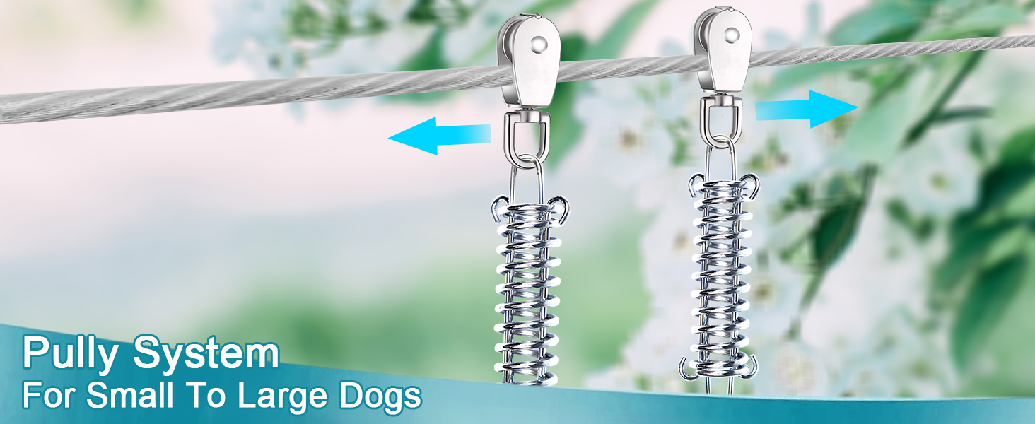 pully system for large dogs