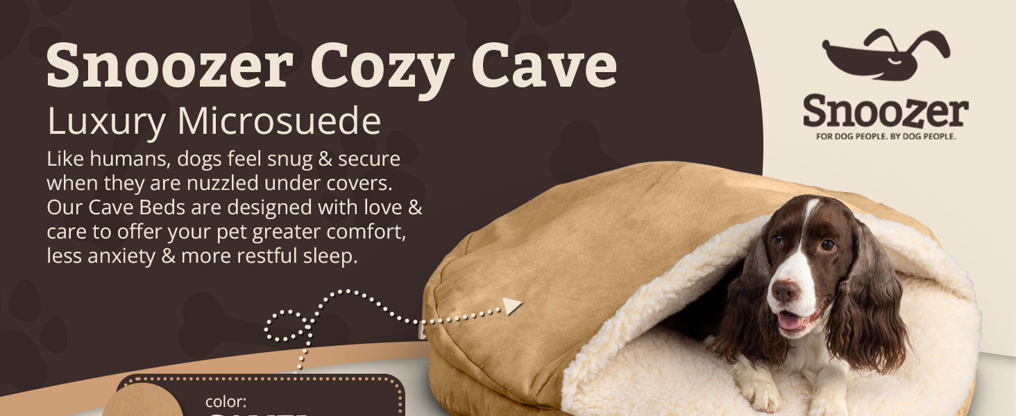 Snoozer Cozy Cave Round, Camel