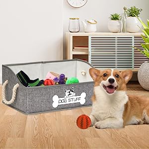 dog toy bins
