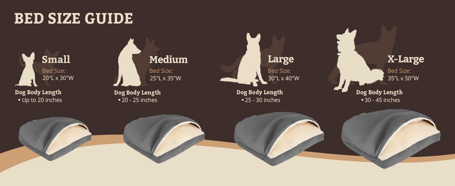 Snoozer Cozy Cave Rectangle, Heather Gray