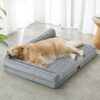 BFPETHOME Orthopedic Washable Dog Bed, Sleeping Couch for Large Senior Dogs