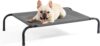 Bedsure Outdoor Elevated Cooling Dog Bed Medium Size Dog, 43in Grey