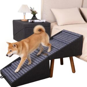 Dog Stairs for Beds Floding 21.06″ H Pet Stairs for High Beds