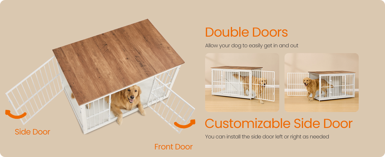 Wooden Dog Crate Furniture