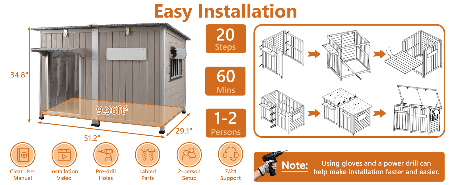 dog kennel outside