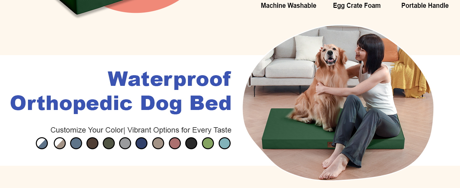 Orthopedic Egg Foam Pet Bed